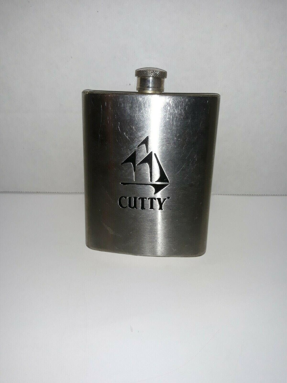 CUTTY SARK FLASK STAINLESS 6OZ